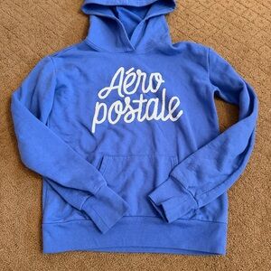 Aeropostale Women’s Periwinkle Glitter Logo Sweatshirt Size XS
